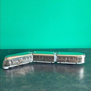 Vintage Schylling Streamliner three car metal windup train toy collectible